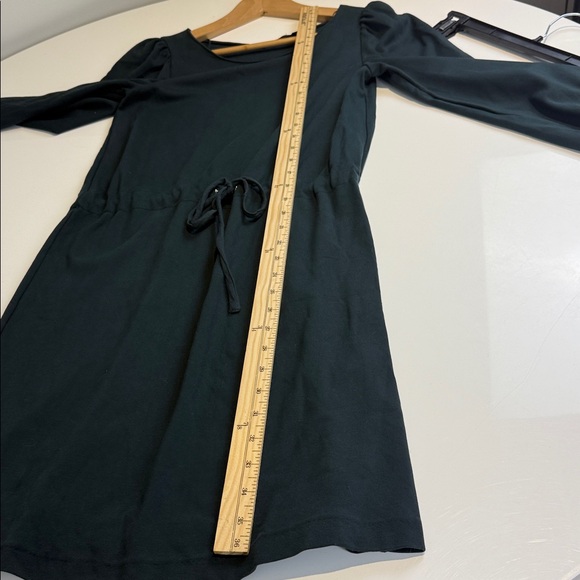 Massimo Dutti Dress Dark Green Drawstring Waist Size Small - Picture 6 of 8